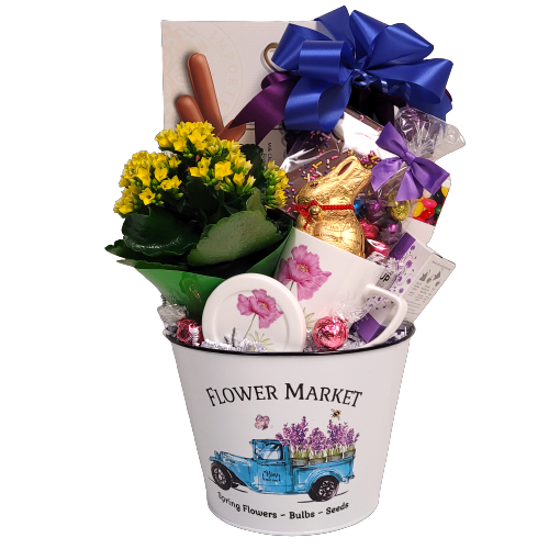 Flower Market Delight Easter Basket Kit & Kaboodles Gift Baskets