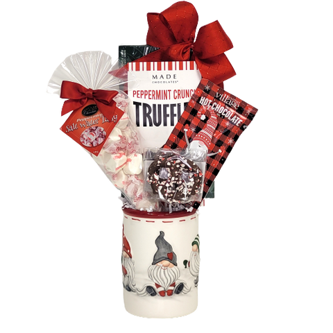 This cute gnome container will deliver an assortment of sweet and minty treats. A fun keepsake to add to the holiday!