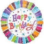 "Happy Birthday" birthday balloon ad on for you birthday gift basket