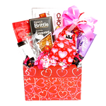 Indulge in an abundance of Valentine's treats with our Sweet Delight gift basket. Featuring an array of scrumptious treats, this Valentine's basket is carefully curated to provide the perfect balance of flavors to make your Valentine's special.